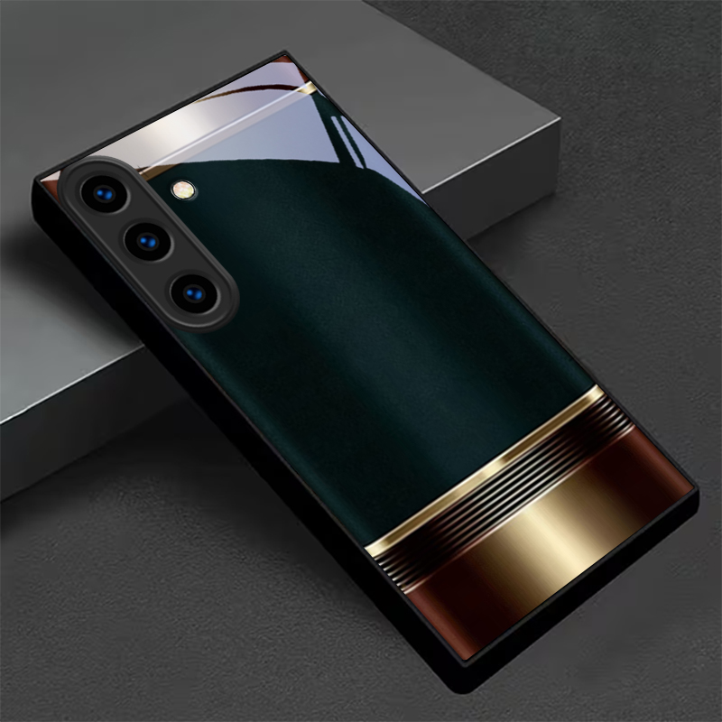 Samsung Galaxy S24 - Noble Retro Metal Frame Black Glass