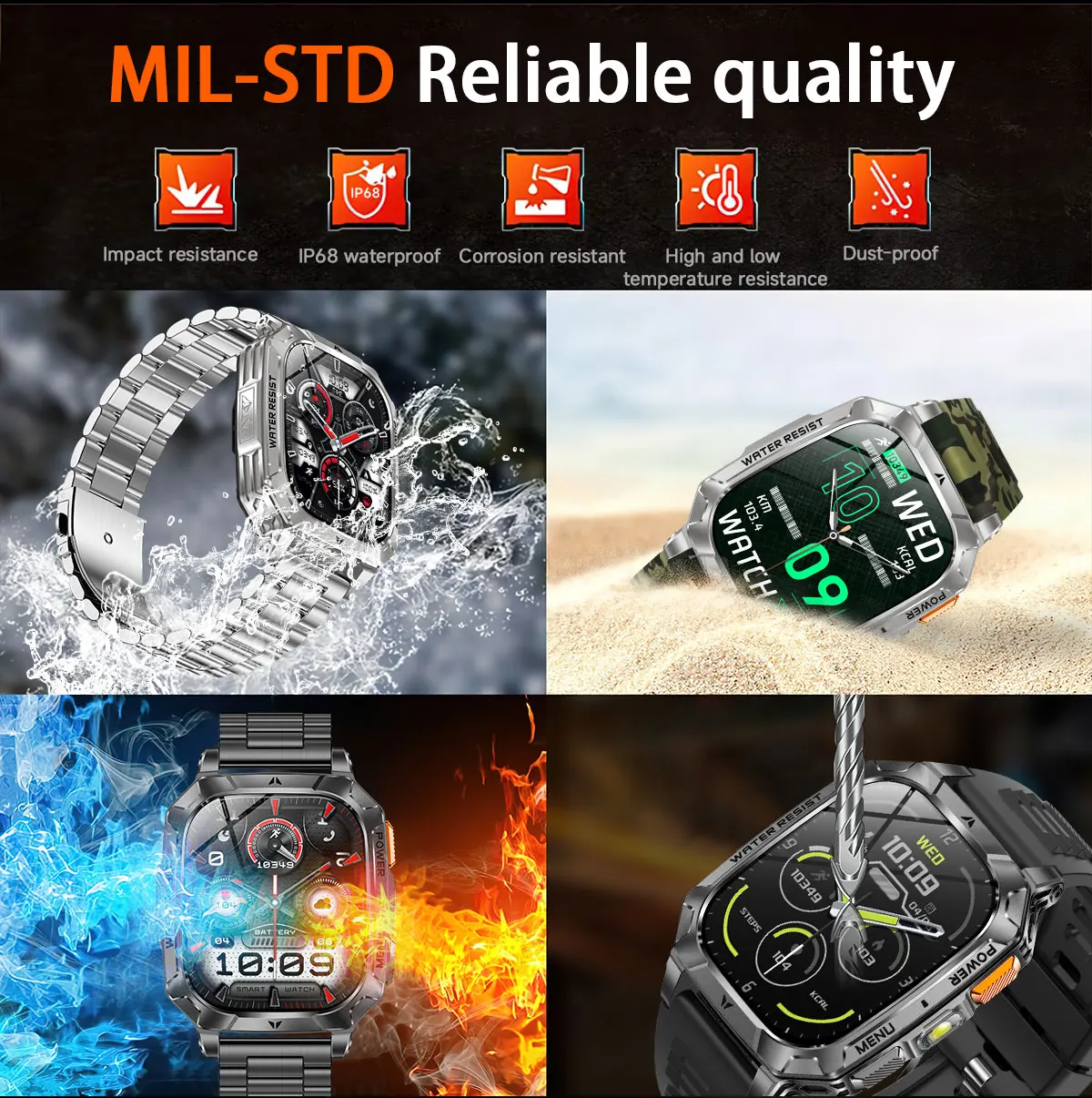 2026 New Built-in 1400mAh Supe - Smartwatch Custom recension och pris