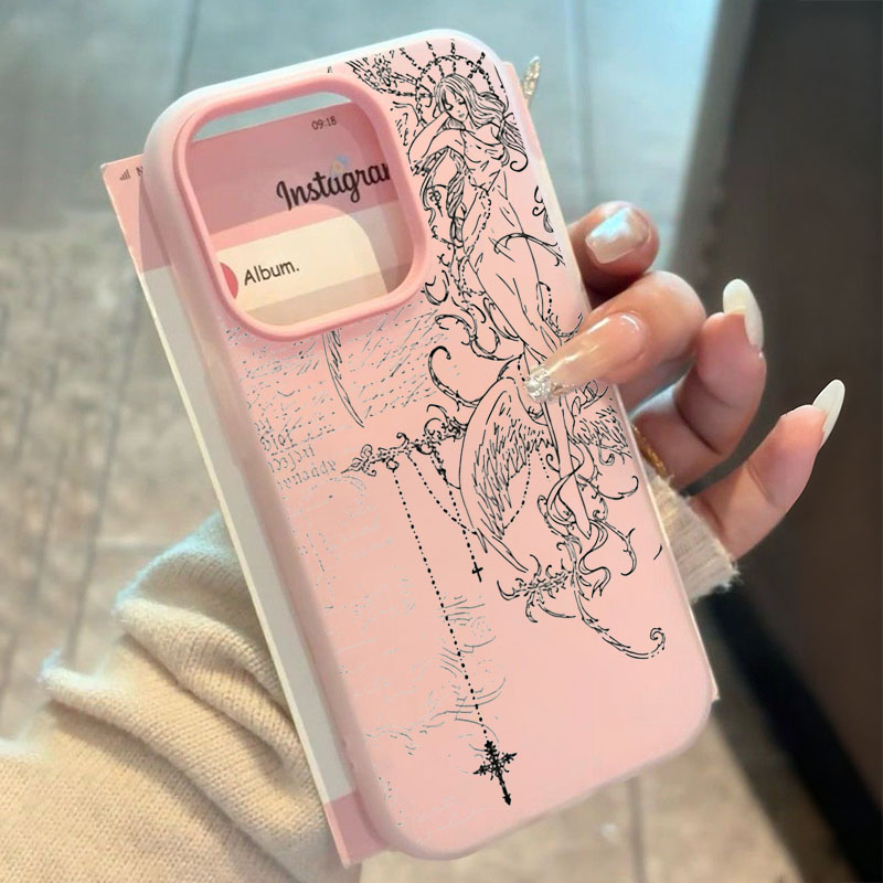 Gothic Style Angel Cross Line  - Samsung Galaxy S24 recension och pris