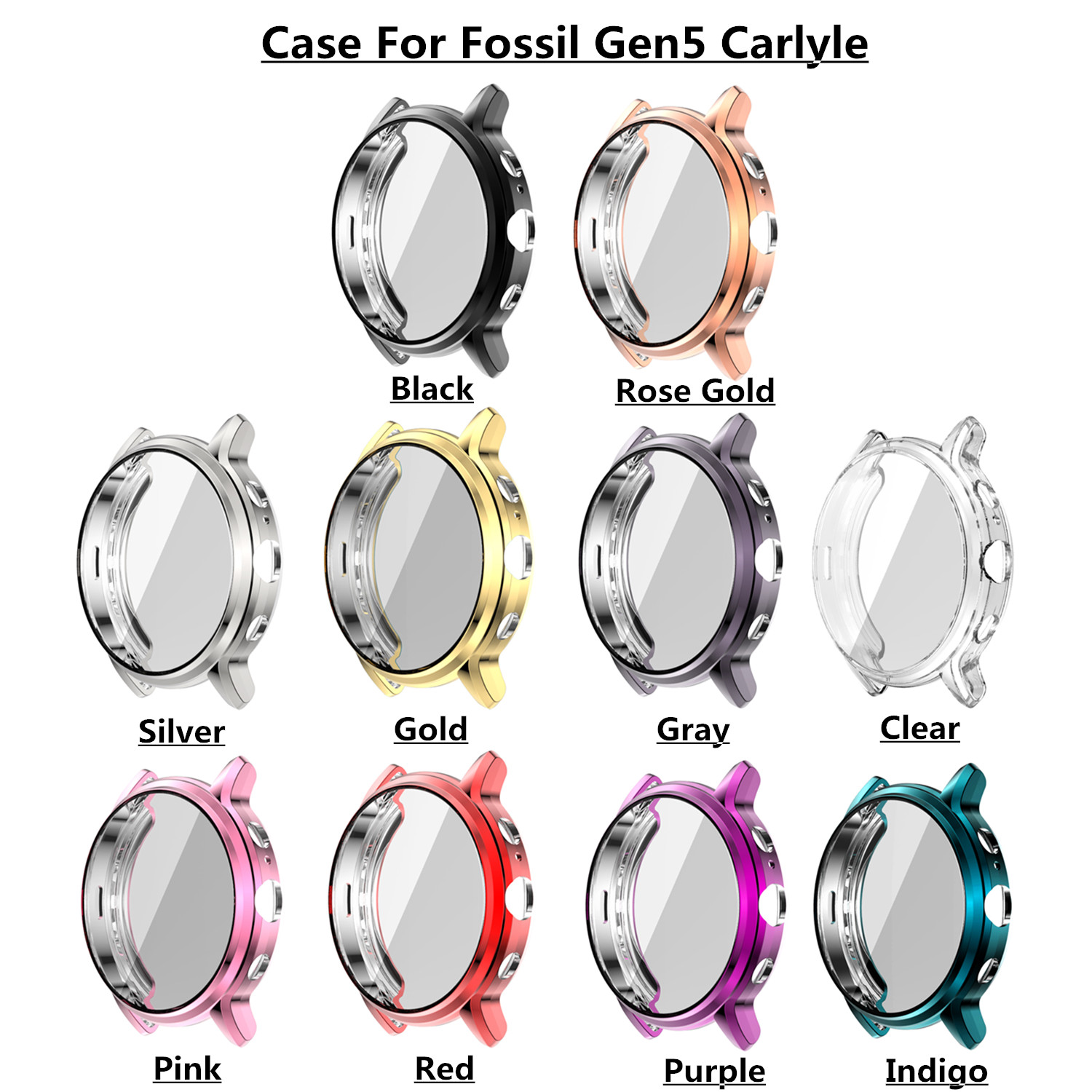TPU Protective Cover Case For  - Fossil Smartwatch Accessories recension och pris