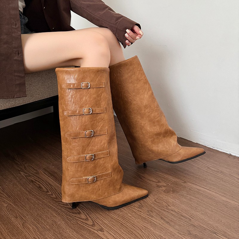 New Autumn Winter Pointed Toe  - Leather Classic Strap recension och pris